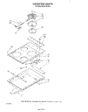 COOKTOP Diagram and Parts List for KEDS100VWH3  KitchenAid Range