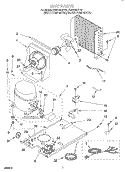 UNIT Diagram and Parts List for KUIS155HPW2  KitchenAid Ice Maker