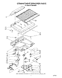COMPARTMENT SEPARATOR Diagram and Parts List for ET18HKXSW05  Whirlpool Refrigerator
