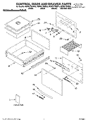 SECTION Diagram and Parts List for KEWD175HBL3  KitchenAid Warming Drawer