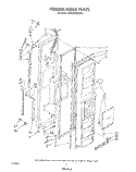 FREEZER DOOR Diagram and Parts List for ED25PMXRWR3  Whirlpool Refrigerator