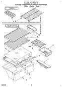 Part Location Diagram of 2182443 Whirlpool SHELF-WIRE