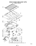 COMPARTMENT SEPARATOR Diagram and Parts List for ET14AKXSW02  Whirlpool Refrigerator