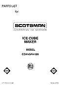 FRONT COVER Diagram and Parts List for CSW45PA1B0  Whirlpool Ice Maker