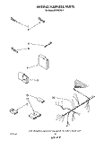 WIRING HARNESS Diagram and Parts List for DU7200XS4  Whirlpool Dishwasher