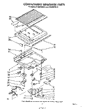 COMPARTMENT SEPARATOR Diagram and Parts List for ET18JMXRWR0  Whirlpool Refrigerator