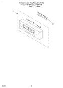 Part Location Diagram of LIT4450571 Whirlpool Use & Care Guide (Oven)