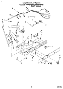 CONTROL Diagram and Parts List for 4YED22PWDW00  Whirlpool Refrigerator