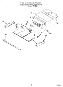 TOP VENTING, OPTIONAL Diagram and Parts List for KEBS247DBL4  KitchenAid Wall Oven