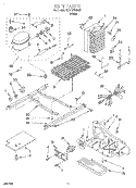 UNIT Diagram and Parts List for 3XART700F00  Whirlpool Refrigerator