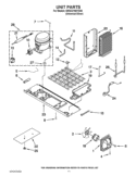 UNIT PARTS Diagram and Parts List for 6WSC21N4YD00  Whirlpool Refrigerator