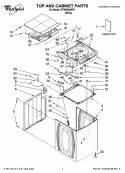 Part Location Diagram of W10240441 Whirlpool Use & Care Guide (Spanish)