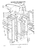 REFRIGERATOR DOOR Diagram and Parts List for ED26SSXMWR1  Whirlpool Refrigerator