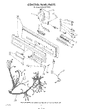 CONTROL PANEL , LITERATURE AND OPTIONAL Diagram and Parts List for KUDA220TWH2  KitchenAid Dishwasher
