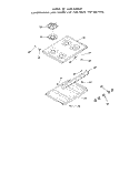 MAINTOP Diagram and Parts List for 1463W1A  Roper Range