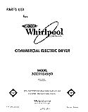 SECTION Diagram and Parts List for 3CE2910XSW0  Whirlpool Dryer