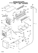 ICEMAKER PARTS Diagram and Parts List for KSSS48QMW00  KitchenAid Refrigerator