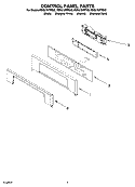 Part Location Diagram of WP8304269 Whirlpool Touchpad - Black