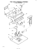 SECTION Diagram and Parts List for LE5530XKW0  Whirlpool Dryer