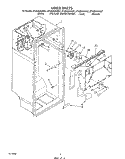 LINER Diagram and Parts List for ET20DKXVW07  Whirlpool Refrigerator