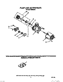 PUMP AND MOTOR, MISCELLANEOUS Diagram and Parts List for WU5650X1  Roper Dishwasher