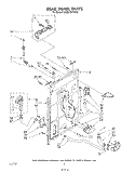 REAR PANEL Diagram and Parts List for KAWE700TWH0  KitchenAid Washer
