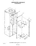 REFRIGERATOR LINER Diagram and Parts List for KSRF42DTX10  KitchenAid Refrigerator