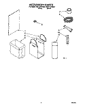 ACCESSORY Diagram and Parts List for KUCC151DBL0  KitchenAid Trash Compactor