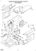 AIRFLOW AND CONTROL Diagram and Parts List for AR1800XA2  Whirlpool Air Conditioner