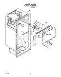 LINER Diagram and Parts List for 8ET18DKXXN01  Whirlpool Refrigerator
