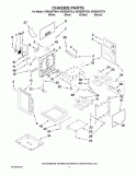Part Location Diagram of W10243045 Whirlpool COVER-BLCK