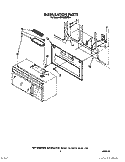INSTALLATION Diagram and Parts List for MH6600XW1  Whirlpool Microwave