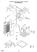 LOWER UNIT AND TUBE Diagram and Parts List for KSSS48DAX03  KitchenAid Refrigerator