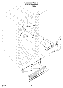 LINER, LIT/OPTIONAL Diagram and Parts List for RV2099RBW01  Roper Freezer