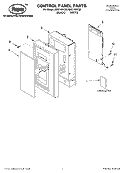 Part Location Diagram of 8184330 Whirlpool PANL-CNTRL