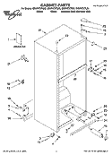 Part Location Diagram of 2301619B Whirlpool GRILLE