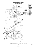 MACHINE BASE Diagram and Parts List for LA5420XTW0  Whirlpool Washer