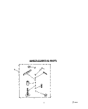 MISCELLANEOUS Diagram and Parts List for LA9100XTF1  Whirlpool Washer