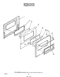 DOOR , LITERATURE AND OPTIONAL Diagram and Parts List for RS6300XVN0  Whirlpool Range