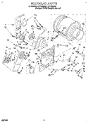 SECTION Diagram and Parts List for LET7646DQ0  Whirlpool Dryer