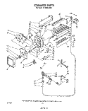 ICE MAKER , MISCELLANEOUS Diagram and Parts List for ET18XMXSW01  Whirlpool Refrigerator