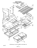 SHELF , LIT/OPTIONAL Diagram and Parts List for ET22PKXWW10  Whirlpool Refrigerator
