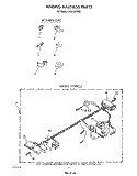 WIRING HARNESS Diagram and Parts List for LA5610XTN0  Whirlpool Washer
