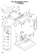 SECTION Diagram and Parts List for RES7646KQ2  Roper Dryer