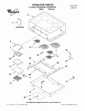 Part Location Diagram of WPW10353571 Whirlpool Range Control Electric