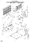 UNIT Diagram and Parts List for ET16JKXDN02  Whirlpool Refrigerator