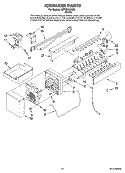 ICEMAKER PARTS, OPTIONAL PARTS (NOT INCLUDED) Diagram and Parts List for KRFC90100B0  KitchenAid Refrigerator