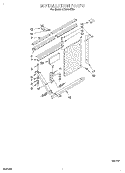 INSTALLATION Diagram and Parts List for ACQ254XH0  Whirlpool Air Conditioner