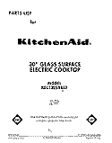 SECTION Diagram and Parts List for KECT305XAL0  KitchenAid Cooktop