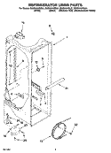 REFRIGERATOR LINER PARTS Diagram and Parts List for GS5SHAXSA01  Whirlpool Refrigerator
